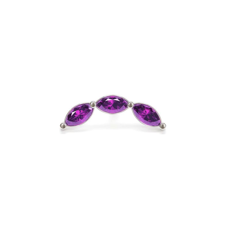 Trio Amethyst Curve