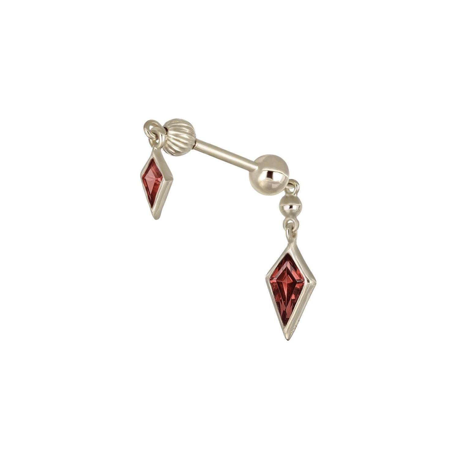 Vira Double Threaded - Garnet