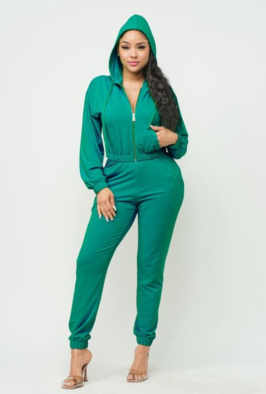 Drawstring Hoodie Set