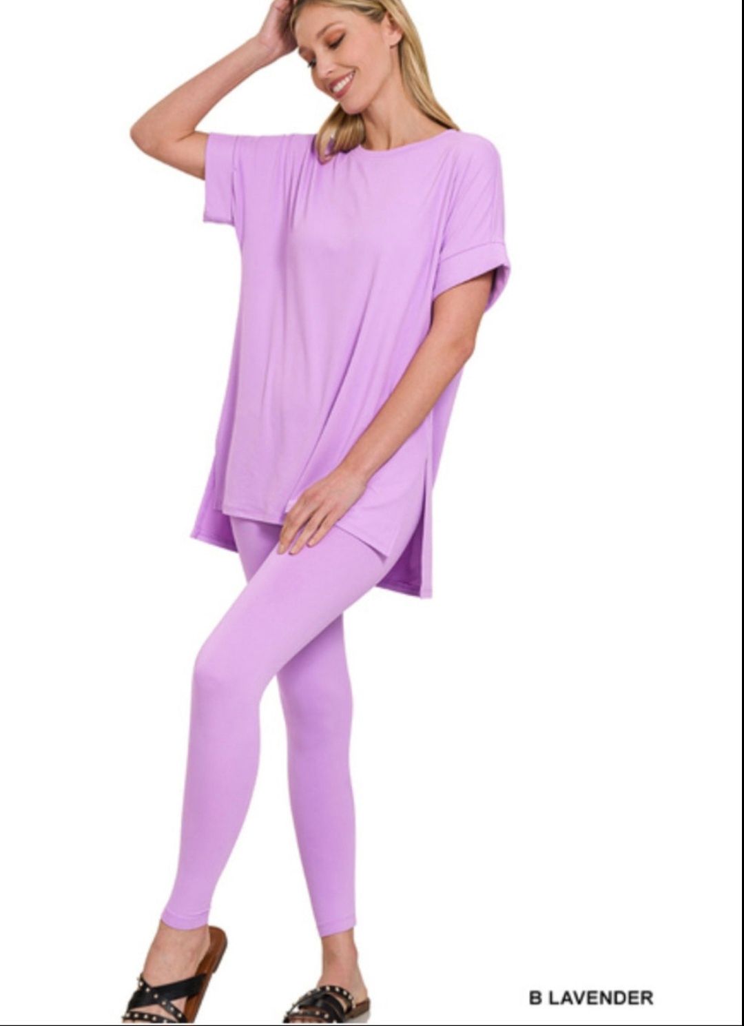 Basic Loungewear Sets, Size: Small, Colour: Lavender