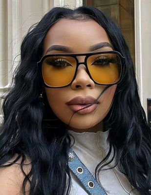 Casual Square Frame Fashion Glasses