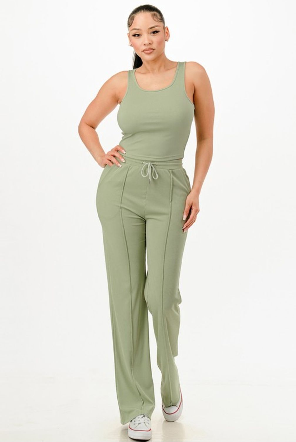 Casual Chic Set, color: Sage (green), Size: Small