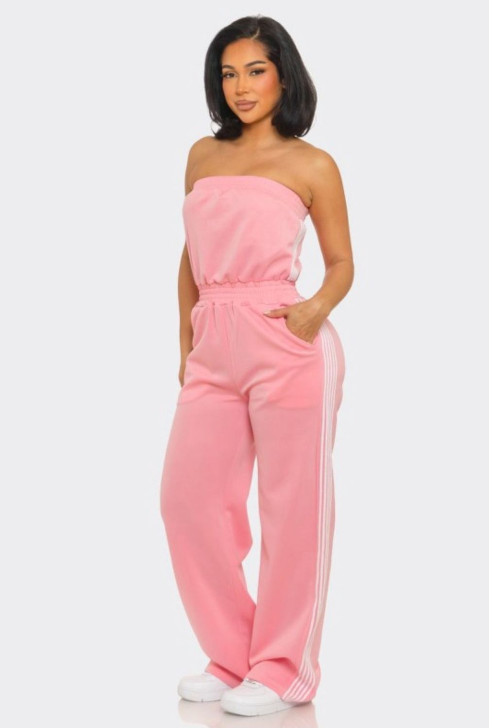 Spring Time Jumpsuit, Size: Small, color: Pink