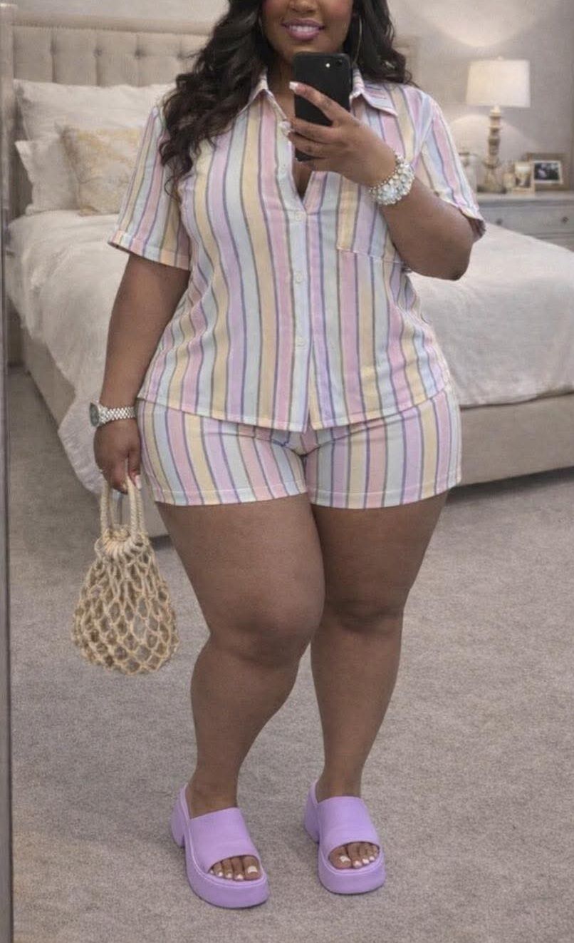 Plus Size Pastel Set, Size: 1XL
