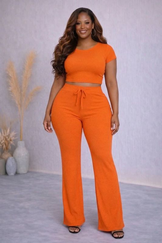 Ribbed Set (round neck)