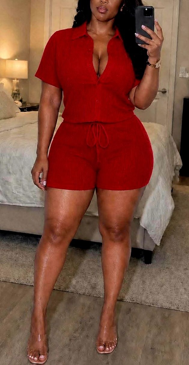 Bianca Set, Size: Small, color: Red