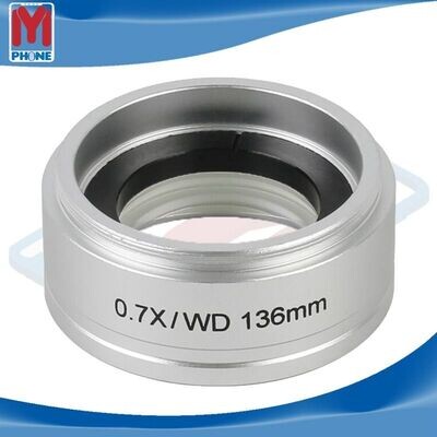 عدسة تكبير مساحة العمل تحت الميكروسكوب متوافقة مع ميكروسكوبات nikon و yaxun