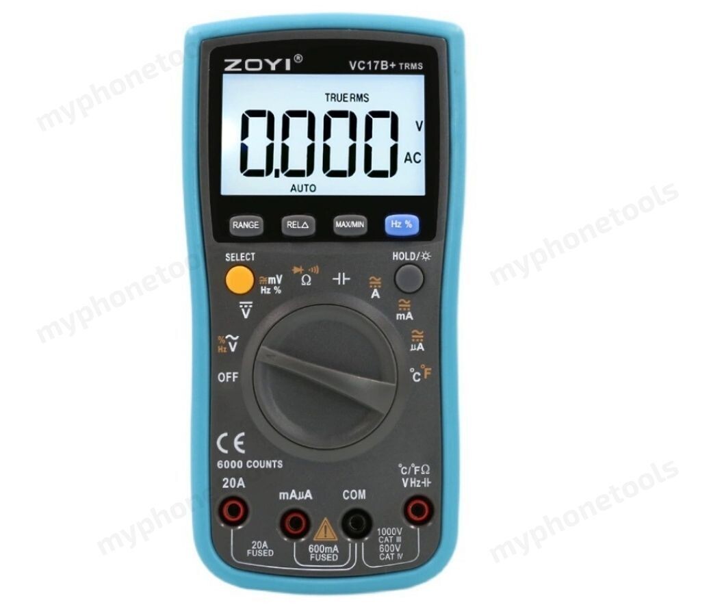 مالتي ميتر تاتش ديجتال اوتو رينج   +ZOYI VC17B