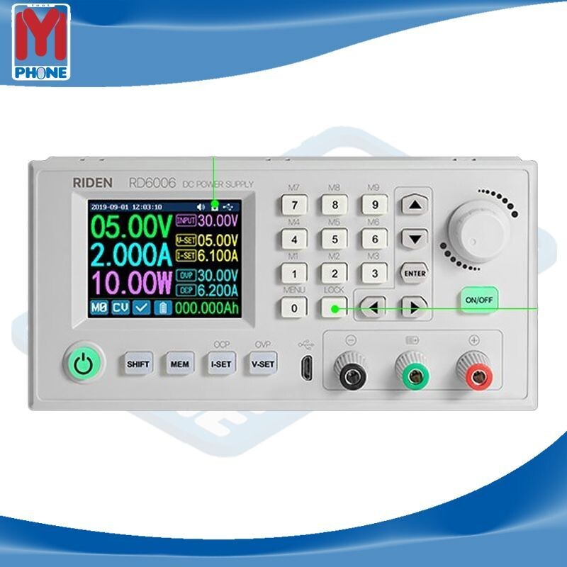 باور سبلاى   Riden RD6006P  5 digit USB WiFi 60V  6A