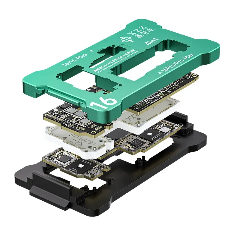 XZZ 16 Series Motherboard Layered Test Fixture تيستر البوردتين