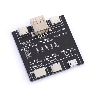 The data cable detection board is suitable for the Type-C fast charging cable تيستر The data cable detection board is suitable for the Type-C fast charging cable تيستر