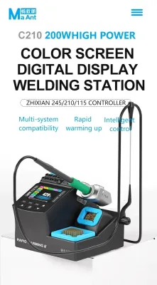 MaAnt Soldering Station Soldering Iron Tip C210 245 115 Handle  كاوية
