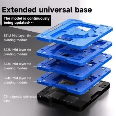 XZZ Middle layer  plants the tin  Magnetic magnetic base C6  شبلونة  بوردتين