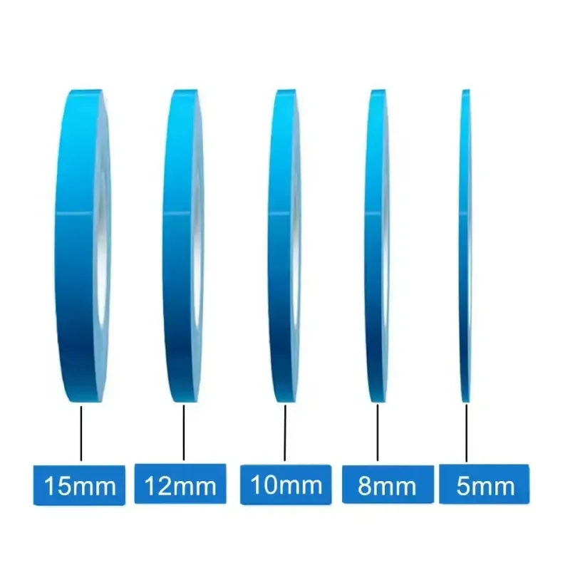 Blue Double Sided لاصق دبل في5 مللى