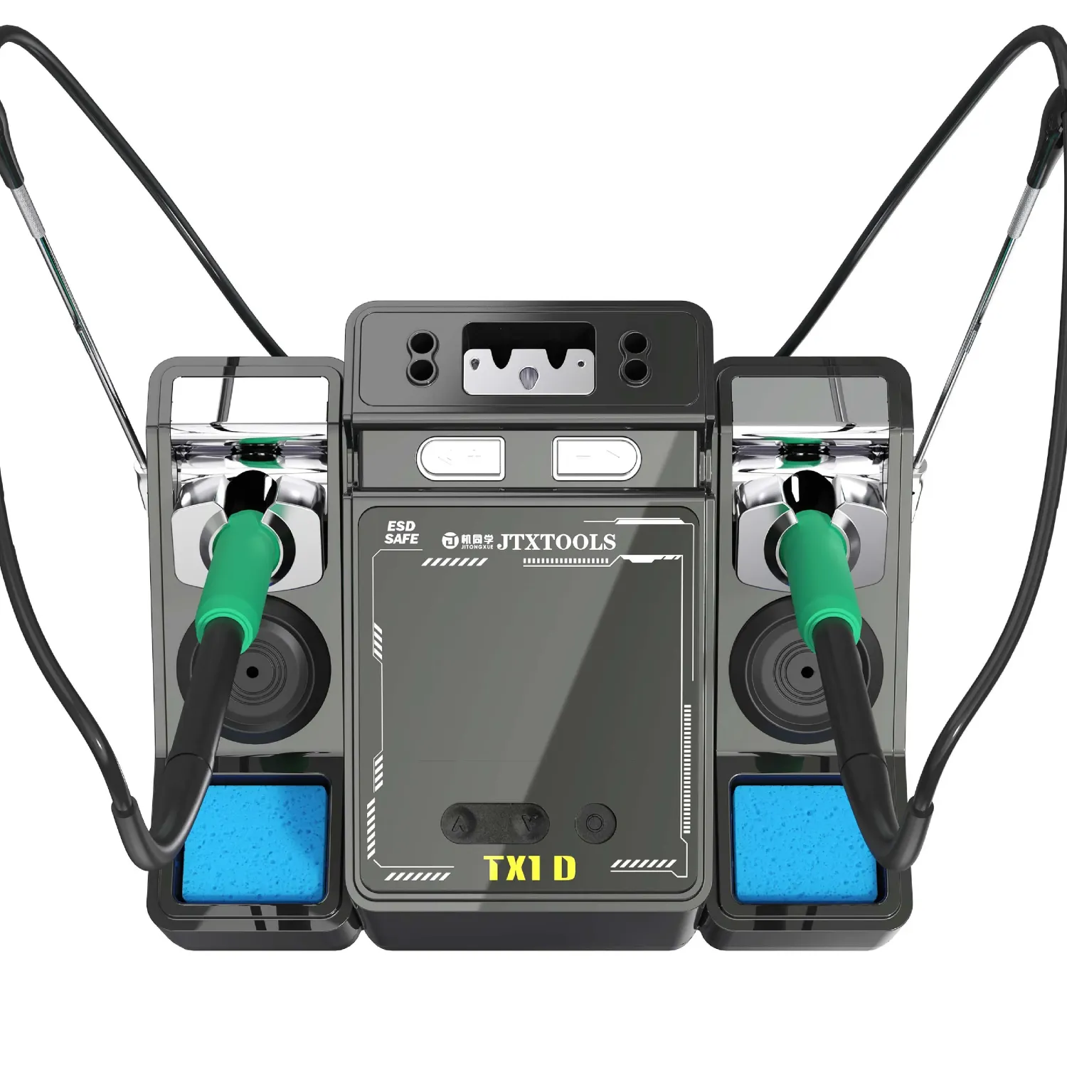 JTX TX1D Soldering Station C115 C210 C245 Handle Double Station كاوية لحام