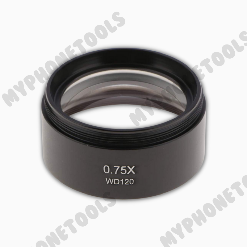 عدسة ميكروسكوب مساعدة لتوسيع مساحة العمل 0.75X (Barlow Lens) عدسة ميكروسكوب مساعدة لتوسيع مساحة العمل 0.75X (Barlow Lens)