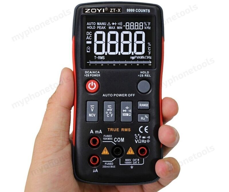 ZOYI ZT-X Digital Multimeter مالتيميتر ديجيتال اوتو رينج بشاشة مضيئة
