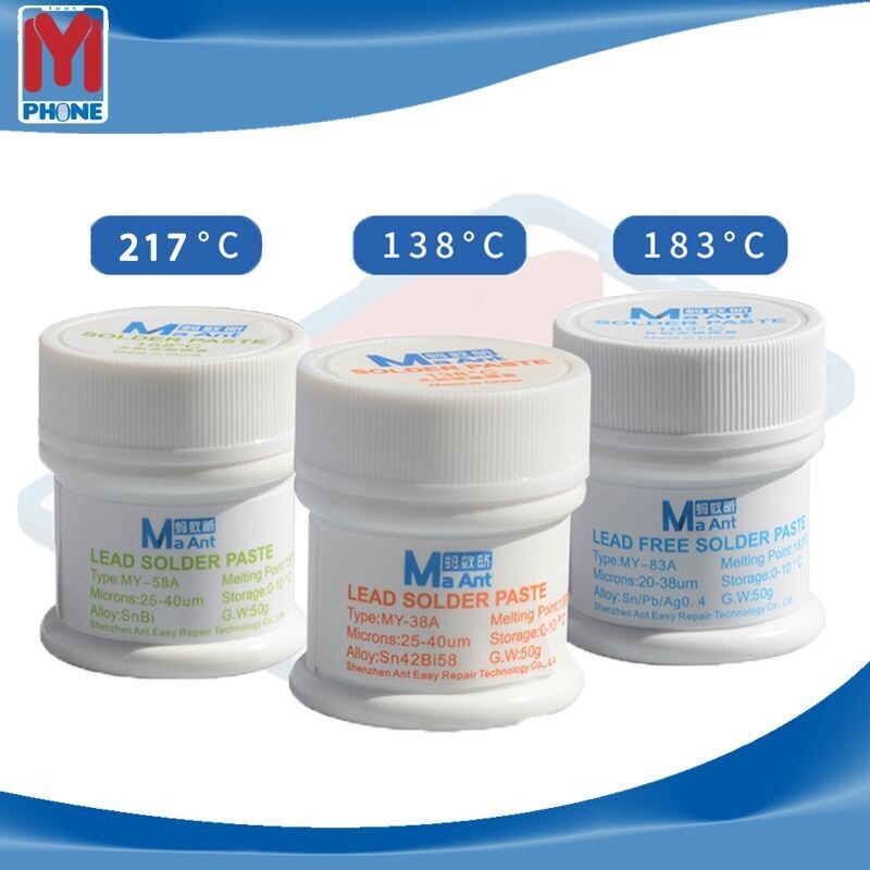 MaAnt MY-38A 138°C Low Temperature Solder Paste 50g قصدير سائل
