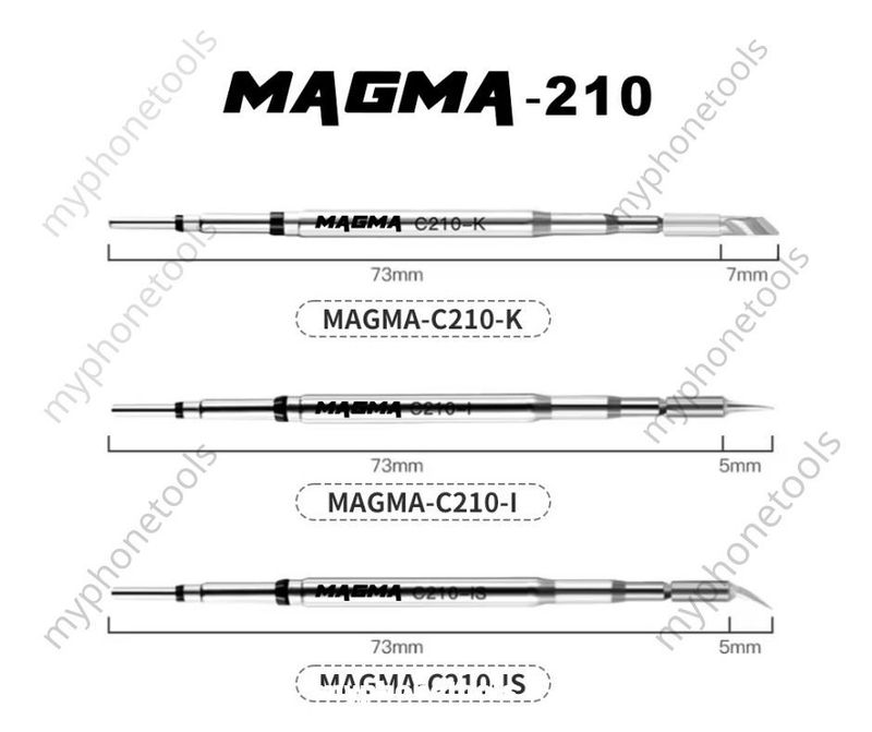 MAGMA C210 Soldering Iron Tips سنون MAGMA C210 Soldering Iron Tips سنون