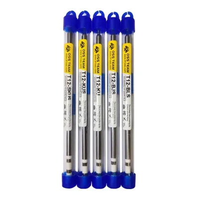 Oss T12-KU BLS BJS SKUS KUS BL IS Soldering Iron Tips for T12 Series Soldering Station سنون Oss T12-KU BLS BJS SKUS KUS BL IS Soldering Iron Tips for T12 Series Soldering Station سنون