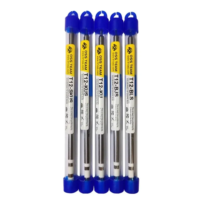 Oss T12-KU BLS BJS SKUS KUS BL IS Soldering Iron Tips for T12 Series Soldering Station سنون Oss T12-KU BLS BJS SKUS KUS BL IS Soldering Iron Tips for T12 Series Soldering Station سنون