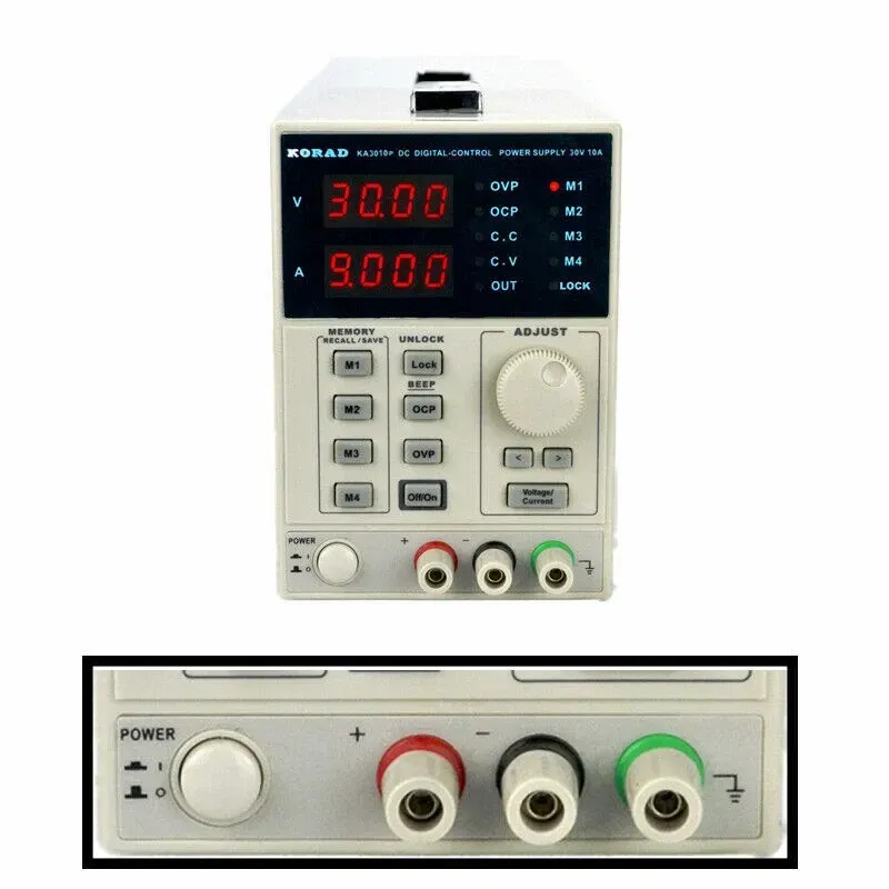 باور سبلاي برمجي احترافي KA3010P (0-30 فولت / 0-10 أمبير) الأصلي
