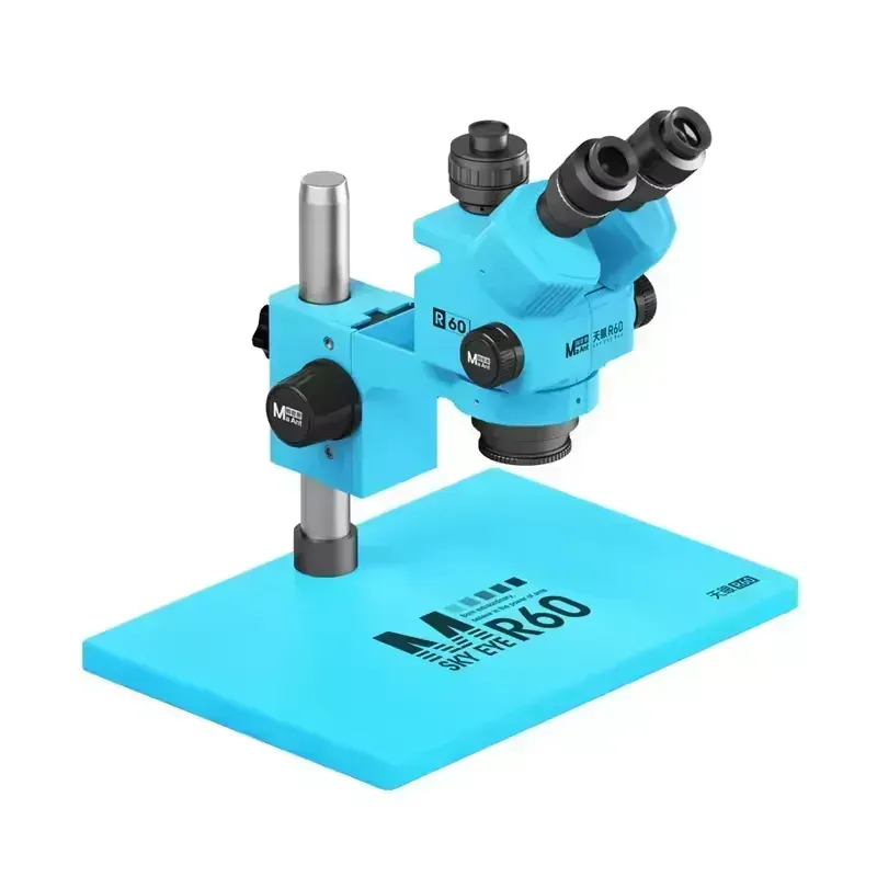 MaAnt R60 Blue Trinocular Microscope WF10X/23 MaAnt R60 Blue Trinocular Microscope WF10X/23