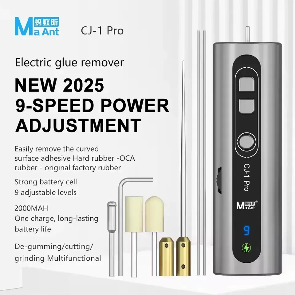 دريل تنظيف الغراء وقص الشاشات الشامل MaAnt CJ-1 Pro (3 في 1) دريل تنظيف الغراء وقص الشاشات الشامل MaAnt CJ-1 Pro (3 في 1)
