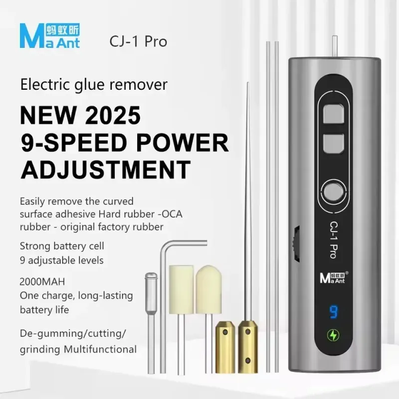 دريل تنظيف الغراء وقص الشاشات الشامل MaAnt CJ-1 Pro (3 في 1) دريل تنظيف الغراء وقص الشاشات الشامل MaAnt CJ-1 Pro (3 في 1)
