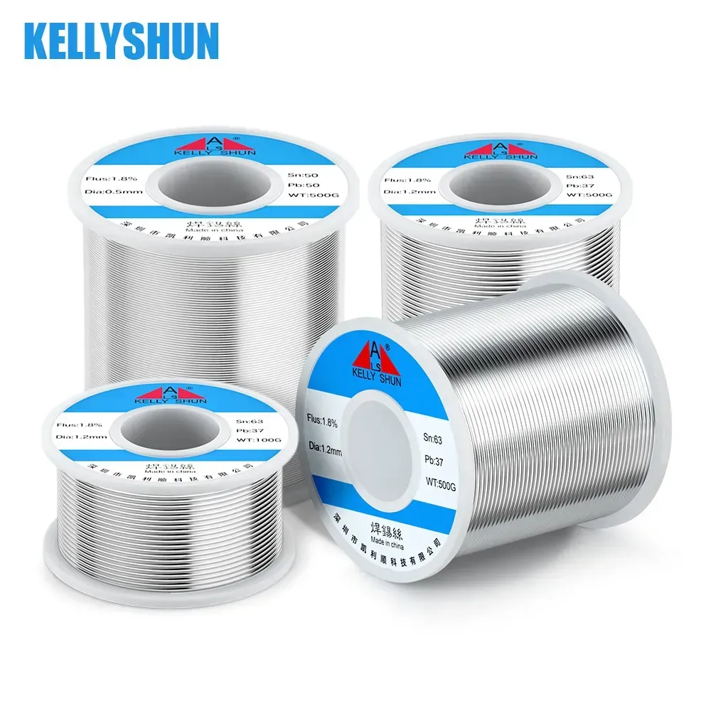 KELLYSHUN Solder Wire Sn63% Pb37% 0.5mm100gقصدير سلك