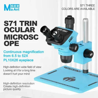 MAANT S71 Trinocular Stereo Microscope MAANT S71 Trinocular Stereo Microscope