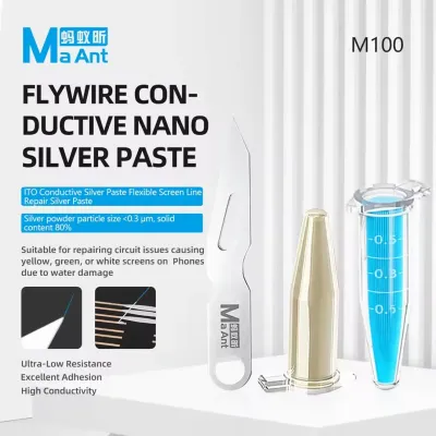 MAANT M100 FLY WIRE CONDUCTIVE SILVER PASTE مادة لحام شاشات