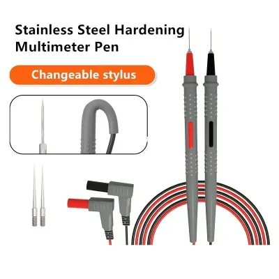 بروب أفوميتر سيليكون 20 أمبير 1000 فولت عالي الدقة (Multimeter Test Leads) بروب أفوميتر سيليكون 20 أمبير 1000 فولت عالي الدقة (Multimeter Test Leads)