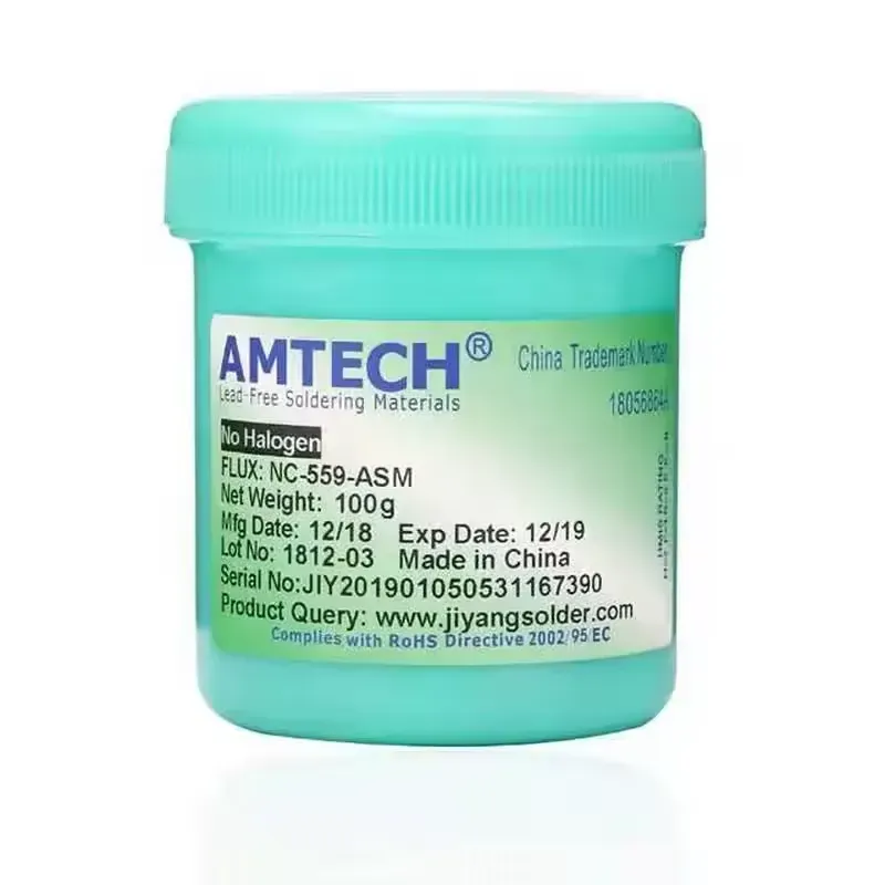 AMTECH NC-559-ASM 100% Original Solder paste BGA PCB No-Clean 100g Solder paste Phone repair فلكس