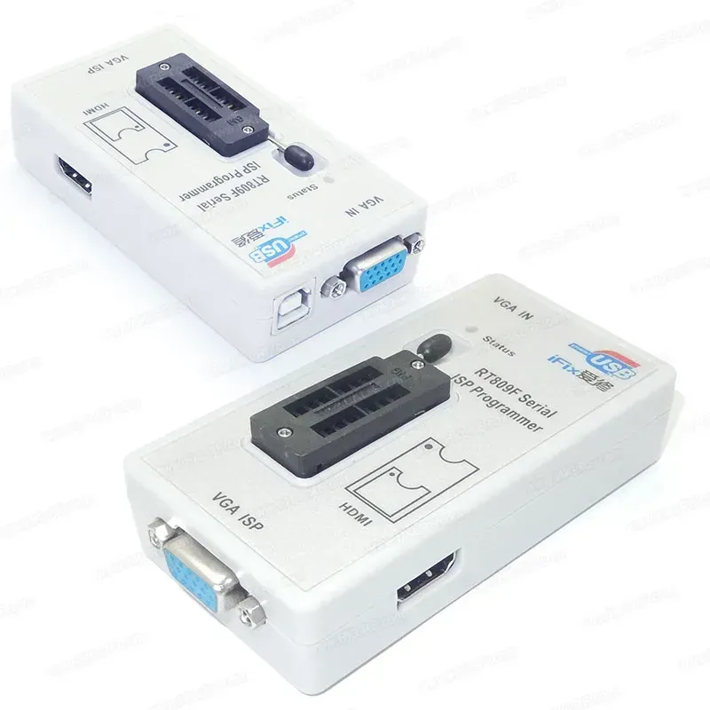 RT809F Programmer All Adapters SOP8 IC Clip Motherboard LCD Reader +PEB-1 +EDID +ISP-DuPont-Heade مبرمجة كمبيوتر