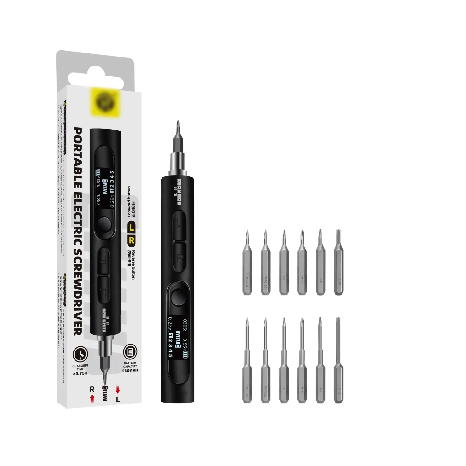 Electric Screwdriver, Intelligent Torque Adjustable Torque, Multi Speed Regulation, Mobile Phone Maintenance Toolsمفك كهربى