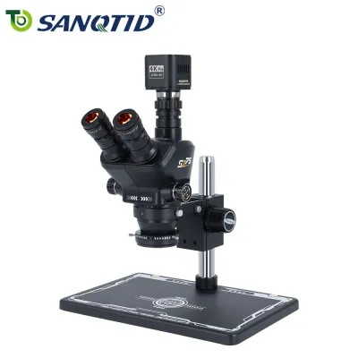 SANQTID TD-SZ75 Iris Stereomicroscope 4K HD Microscope ميكروسكوب SANQTID TD-SZ75 Iris Stereomicroscope 4K HD Microscope ميكروسكوب
