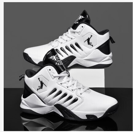 Large Size Men&#39;s And Women&#39;s Basketball Shoes Couple&#39;s Outdoor Casual Sneakers Spring New Fly-Woven Breathable Sports Basketball Shoes