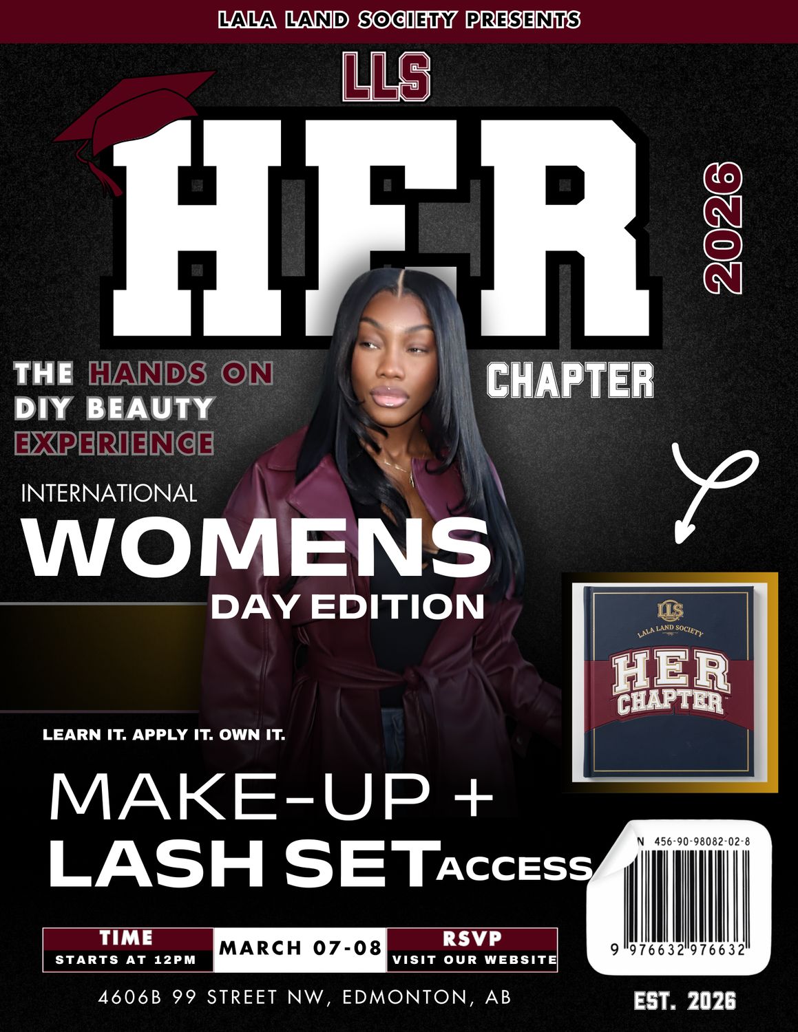 HER CHAPTER: MAKEUP + LASH SET | March 07, 2026 |
