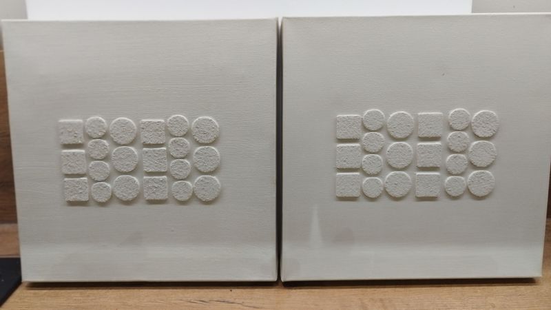 Tableau diptyque multi feutres
