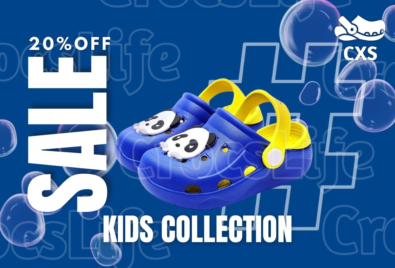 Soft Crocs for Children - Comfortable,  affordable and Import quality - for casual ,walking and Outdoors use. Crocs X Surfriter
