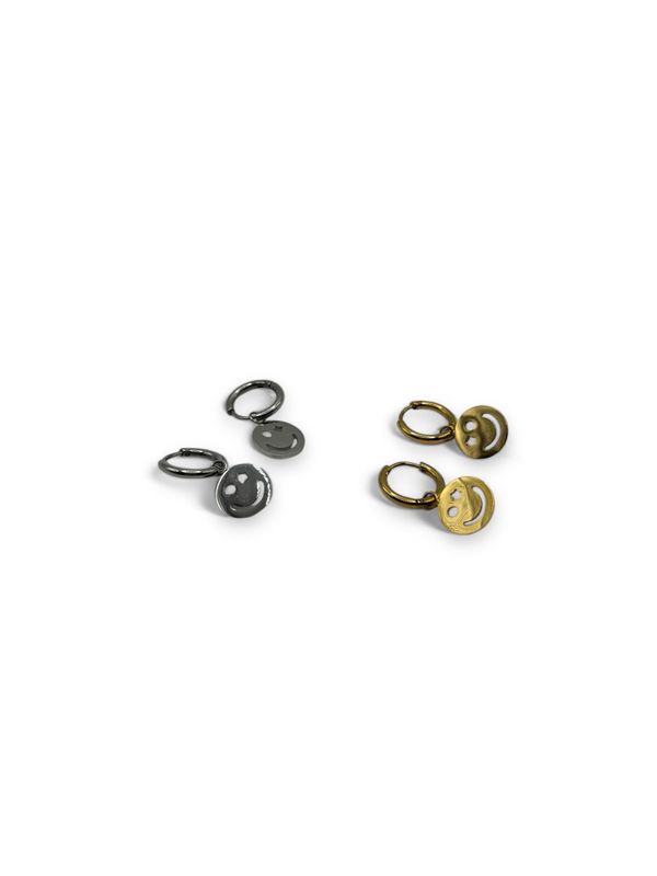 ORECCHINI SMILE SILVER