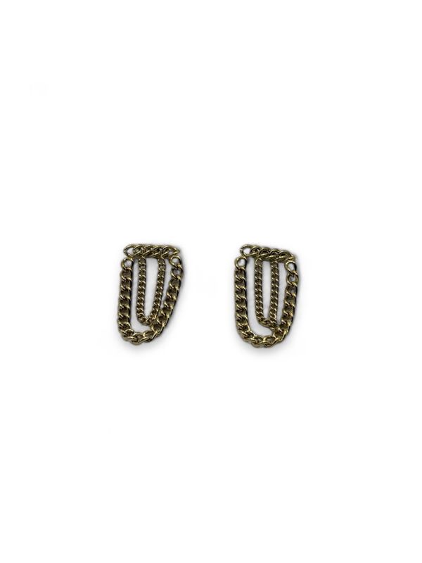 ORECCHINI CATENA GOLD