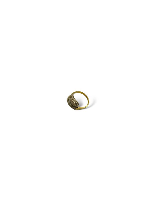ANELLO GOCCIA STRASS GOLD