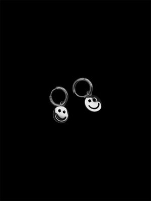 ORECCHINI SMILE SILVER