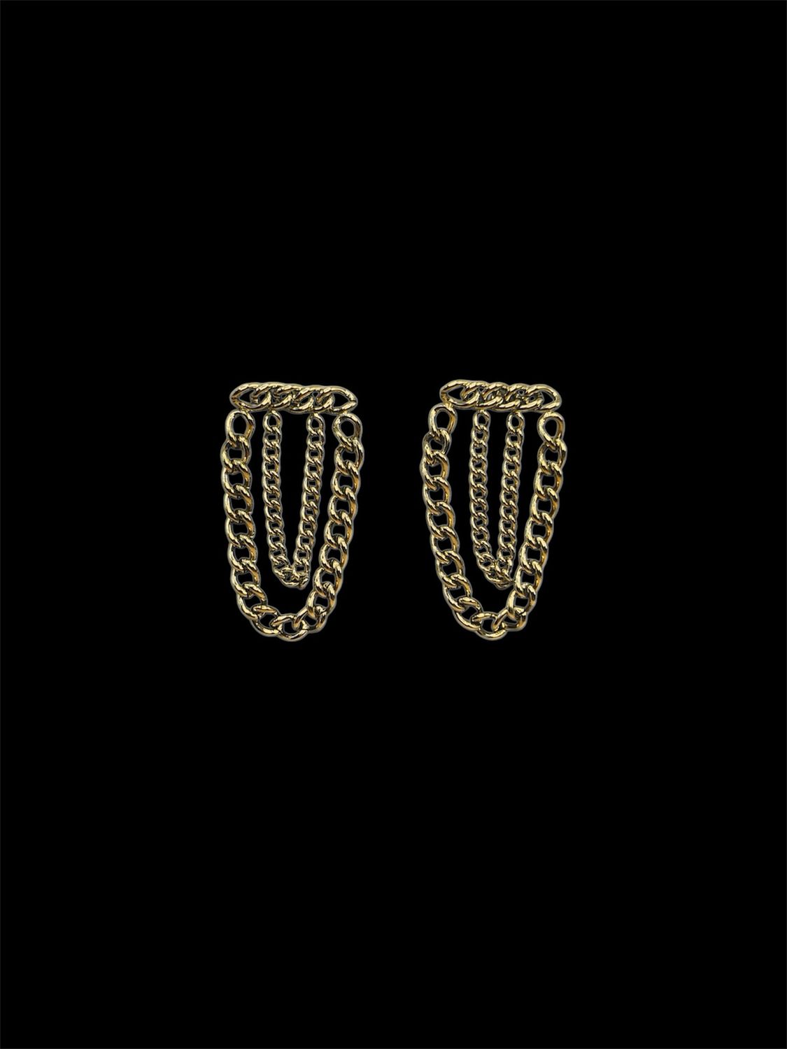ORECCHINI CATENA GOLD