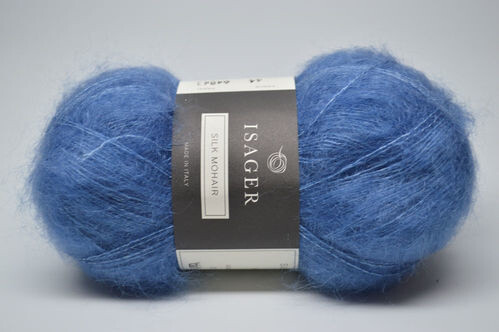 Isager Silk Mohair, 44, Cobalt Blue