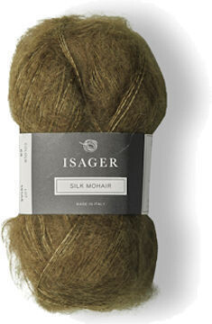 Isager Silk Mohair, 68, Loden