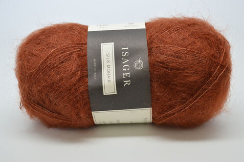 Isager Silk Mohair, 33, Copper