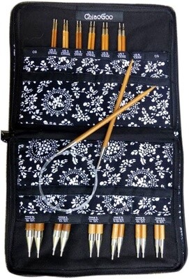 Chiagoo Spin, Interchangeable Bamboo, 4&quot; Complete Set US 2-15
